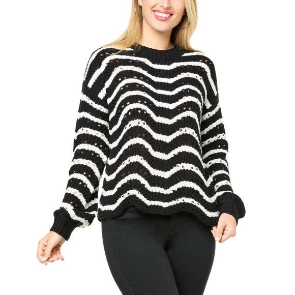 Jessica Simpson Women's Fayette Loose-fitting Kint Sweater Size Large NEW - Picture 1 of 10